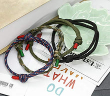 Carica l&#39;immagine nel visualizzatore di Gallery, Milacolato 4 Pezzi Braccialetti nautici Intrecciati per Gli Uomini Fatti a... - Ilgrandebazar