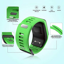 Carica l&#39;immagine nel visualizzatore di Gallery, ANBEST Compatibile con Braccialetto Tomtom Runner 3, Cinturino in TPU Grün