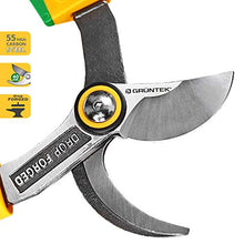 Carica l&#39;immagine nel visualizzatore di Gallery, GRÜNTEK Cesoie da Potatura Troncarami Professionale X25 65 cm. Forgiate...