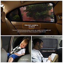 Carica l&#39;immagine nel visualizzatore di Gallery, Uarter Tendine Parasole Auto Finestrino Laterale per Bambini Universali Nero - Ilgrandebazar