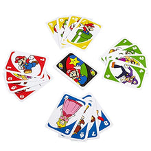 Carica l'immagine nel visualizzatore di Gallery, Mattel Games - UNO Versione Super Mario Bros, Gioco di Carte per Famiglie e Bambini 7+ Anni, DRD00