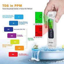 Carica l&#39;immagine nel visualizzatore di Gallery, Dustgo Tester PH/TDS&amp;EC 4 in 1 Set Misuratore digitale della qualità...