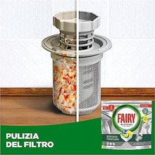 Carica l'immagine nel visualizzatore di Gallery, Fairy Platinum Detersivo Pastiglie Lavastoviglie, Brillantante, 54 Capsule Lavastoviglie, Limone, con Sistema Di Prelavaggio Integrato, Efficace nelle Sfide Difficili Contro lo Sporco