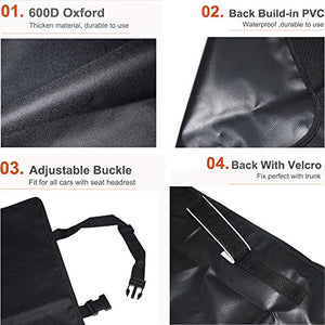 WeFine Tappeto Auto per Cani, 185 x 105 x 33CM Copertura Universale per...