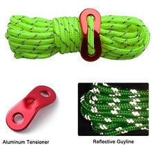 Carica l'immagine nel visualizzatore di Gallery, Yuanj 10 Kit di picchetti per Tende in Alluminio e funi Linee...