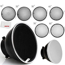 Carica l&#39;immagine nel visualizzatore di Gallery, Diffusore riflettore standard 18 cm con griglia a nido d&#39;ape...