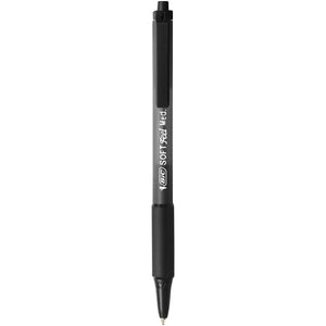 Bic Soft FeelClic Grip Penna a Sfera, a Scatto, Punta Media da 1 - Pack, Nero - Ilgrandebazar