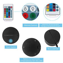 Carica l&#39;immagine nel visualizzatore di Gallery, Lampada 3D Star Wars Regalo Perfetto, 16 Colori Dimmerabile Lamp Illusion... - Ilgrandebazar