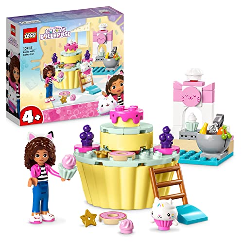 LEGO Gabby and the Magic House 10785 Praline e P'tichou Have Fun, giocattolo con personaggi di gatti