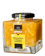 Carica l'immagine nel visualizzatore di Gallery, VILLA REALE SUPREME MARMELLATA, Marmellata arance di Sicilia 340 Gr....