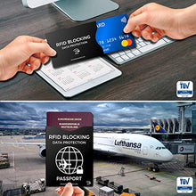 Carica l'immagine nel visualizzatore di Gallery, RFID Blocking NFC Custodia protettiva (12 pezzi) per carta di credito, carta...
