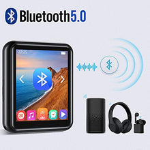 Carica l&#39;immagine nel visualizzatore di Gallery, Lettore MP3 con Bluetooth 5.0, 16 GB Lettori de 1.8 Pollici Full Touch...