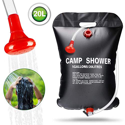 ASANMU Doccia Solare Campeggio, 20L Borsa da Campeggio Doccia...