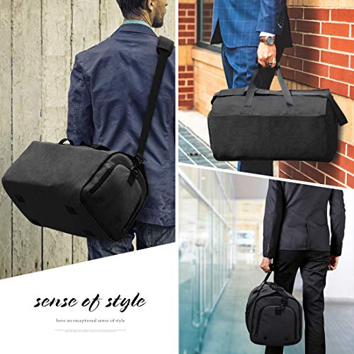 Borsa Porta Abiti Borsone Da Viaggio Tote Garment Bag Nero –