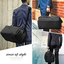 Carica l'immagine nel visualizzatore di Gallery, Borsa Porta Abiti Borsone Da Viaggio Tote Garment Bag Nero