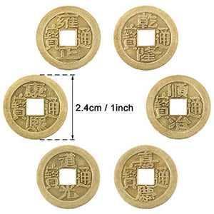 Hestya 1 Pollice Monete Cinese di Fortuna Feng Shui I-Ching Cinese... - Ilgrandebazar