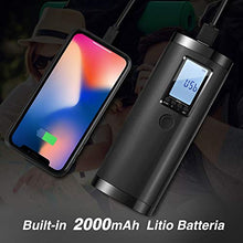 Carica l&#39;immagine nel visualizzatore di Gallery, Vastar Compressore Portatile, Aria con LCD Display, Banca di Nero - Ilgrandebazar