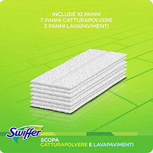 Carica l&#39;immagine nel visualizzatore di Gallery, Swiffer Starter Kit Scopa con 1 Manico, 8 Panni Asciutti e 3 Umidi,...