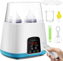 Carica l&#39;immagine nel visualizzatore di Gallery, Scaldabiberon Sterilizzatore 6 in 1 Elettrico Scaldapappe Doppio WK-2301
