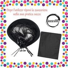 Carica l&#39;immagine nel visualizzatore di Gallery, [Novità Estate 2020] Zanzariera Passeggino Universale Con Apertura Centrale...