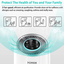 Carica l&#39;immagine nel visualizzatore di Gallery, HIMOX Purificatore d&#39;Aria Casa con H12 Filtro HEPA con...