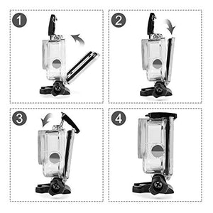 Kupton Shoot Custodia Protettiva GoPro Hero 7/6/5 Impermeabile