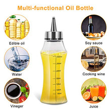 Carica l&#39;immagine nel visualizzatore di Gallery, Gifort Bottiglia di Olio 400ML, Aceto Dosatore con...
