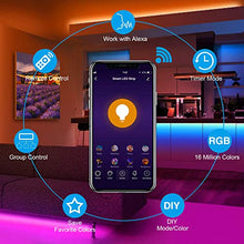 Carica l&#39;immagine nel visualizzatore di Gallery, Striscia LED WiFi 10M (2 x 5M), ALED LIGHT RGB Strip 5050 SMD 300 LEDs...