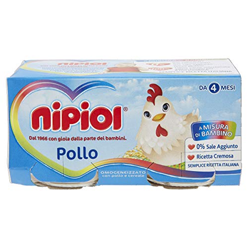 Nipiol Omogeneizzato Carne, Pollo - 24 Vasetti da 80 gr