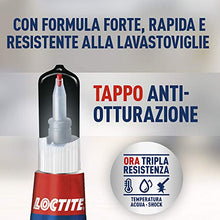 Carica l'immagine nel visualizzatore di Gallery, Loctite Super Attak Original, colla liquida trasparente con tripla 1x3g