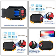 Carica l&#39;immagine nel visualizzatore di Gallery, flintronic LED Portatile, 20W&amp;1500LM Ricaricabile con Batteria #1 Giallo - Ilgrandebazar