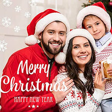 Carica l&#39;immagine nel visualizzatore di Gallery, LIVESTN 3 Pezzi Cappello da Babbo Natale Cappello Babbo Natale Peluche, Cappelli di Natale Rossi Unisex per Adulti e Bambini, per Festa di Natale Costume Cosplay Capelli Accessori (adulto)