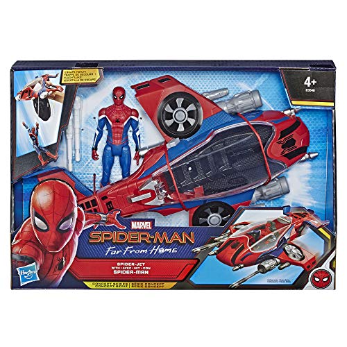 Spider-Man: Far from Home - Spider-Man con Spider-Jet, Action Figure con... - Ilgrandebazar