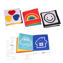 Carica l&#39;immagine nel visualizzatore di Gallery, Cisixin Libri di Stoffa Composto da per Lo Sviluppo Intellettivo del Bambino...