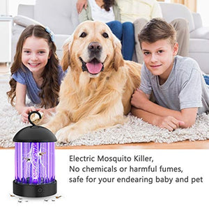 Zanzare Lampada Killer, UV Silenzioso non Tossico Mosquito Killer Lamp...