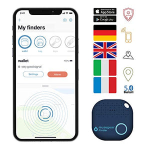 musegear localizzatore Chiavi Bluetooth - Volume 3 Volte più blu - 1 pezzo