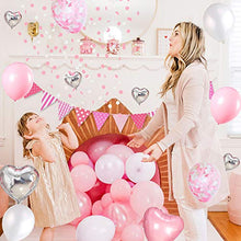 Carica l'immagine nel visualizzatore di Gallery, AYUQI Unicorno Palloncini Compleanno Decorazioni, Set di Coriandoli Rosa
