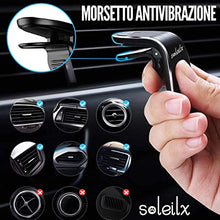 Carica l&#39;immagine nel visualizzatore di Gallery, soleilx Supporto Auto Smartphone Magnetico Universale Porta Cellulare Nero - Ilgrandebazar