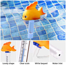Carica l&#39;immagine nel visualizzatore di Gallery, Termometro Piscina, Aiglam Galleggiante con Grandi Dimensioni con...