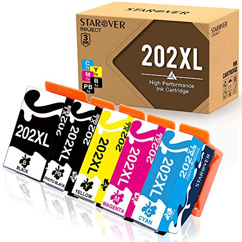 STAROVER Cartucce D'inchiostro Compatibile Sostituzione per Epson 202XL 202...