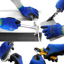 Carica l&#39;immagine nel visualizzatore di Gallery, S&amp;R 12 x Guanti da Lavoro 12 Paia in poliestere con rivestimento PU. L/10