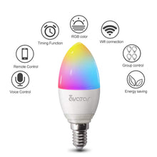 Carica l&#39;immagine nel visualizzatore di Gallery, Lampadina Smart E14 WiFi Lampadine LED Alexa Intelligence 5W=40W E14-2800k