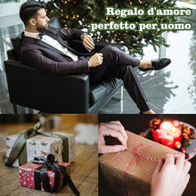 Carica l&#39;immagine nel visualizzatore di Gallery, Merclix Regali Per Lui Natale Bracciale Uomo Idee Regalo Fidanzato Compleanno Amore Regalo Per Lui Regalo Marito Idee Regalo Uomo Compleanno Regalo Anniversario Per Lui Regalo Anniversario Matrimonio