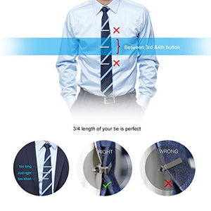 HBselect Set Fermacravatta Uomo Accessori per Business - Ilgrandebazar
