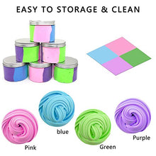 Carica l'immagine nel visualizzatore di Gallery, SWZY Unicorn Fluffy Slime, Jumbo Floam Cloud Colorful Rainbow Slime Stress D - Ilgrandebazar