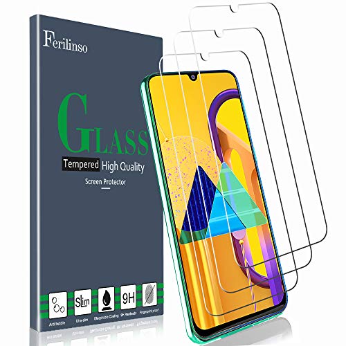 Ferilinso Vetro Temperato per Samsung Galaxy A50, A50S, A30S, A20S, 3 pcs
