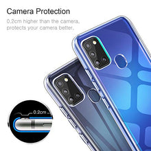 Carica l'immagine nel visualizzatore di Gallery, Younme YNMEacc Cover per Samsung A21s Custodia, Trasparente Sottile Clear