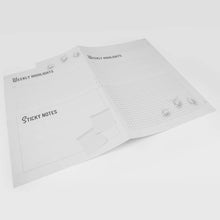 Carica l&#39;immagine nel visualizzatore di Gallery, IMUMI Planner settimanale da tavolo - fori per archiviazione in raccoglitore... - Ilgrandebazar