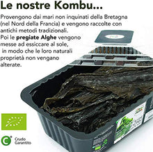 Carica l'immagine nel visualizzatore di Gallery, CiboCrudo Alghe Kombu Bio - 40g - Essiccate al Sole Ricche di Fibre e Sali...