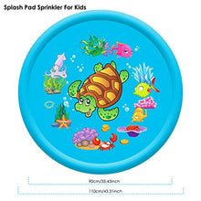 Carica l&#39;immagine nel visualizzatore di Gallery, Stuoia per Giochi con Spruzzi E d&#39;Acqua Bambini blu-110CM / 43Inch
